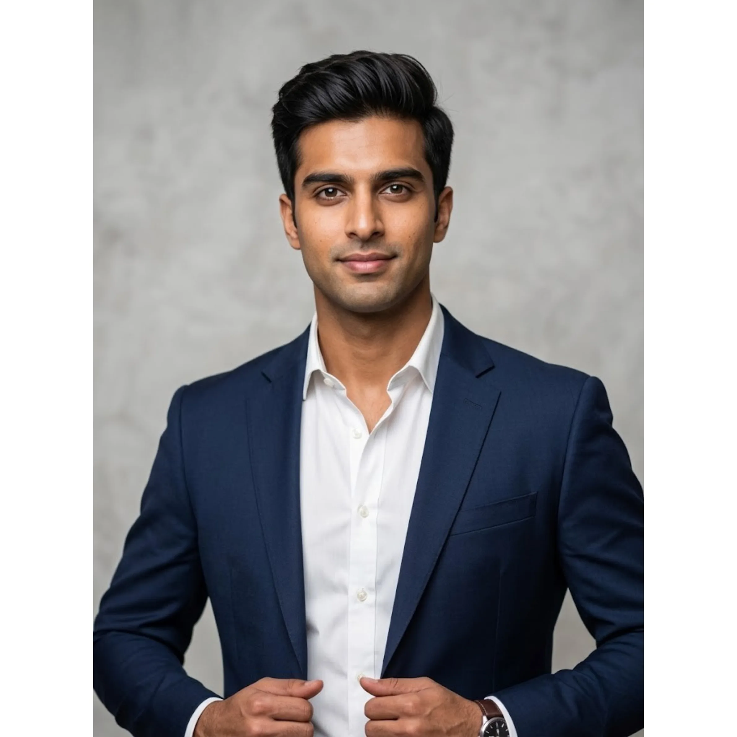 Prompt 11 clean professional male headshot with neutral background